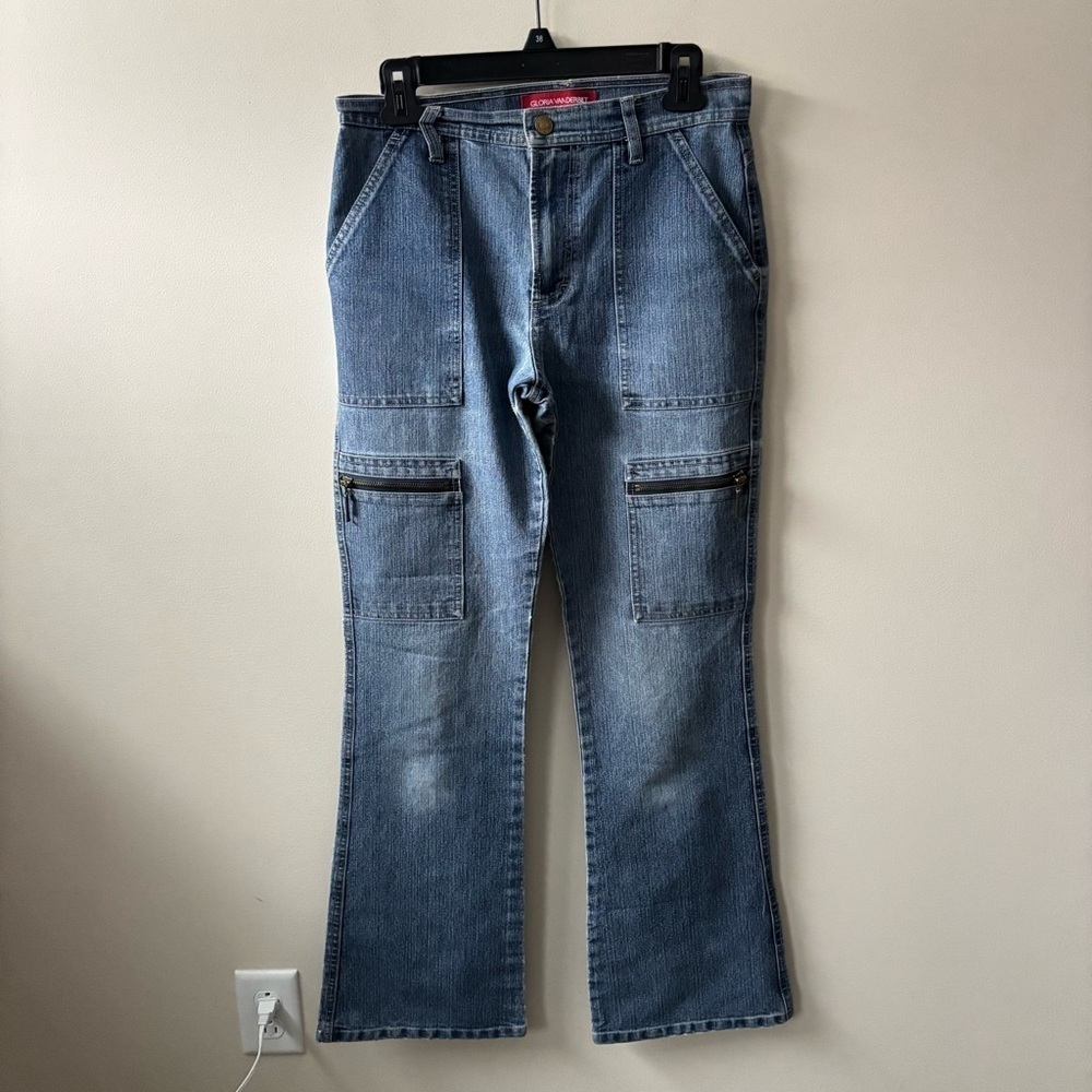 Gloria Vanderbilt Bootcut Cargo Jeans